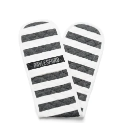 Daylesford Organic Black & White Stripe Double Oven Glove