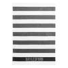 Daylesford Organic Black & White Stripe Tea Towel