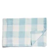 Daylesford Organic Blue & White Check Tablecloth