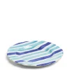 Daylesford Organic Circus Stripe Blue Dinner Plate