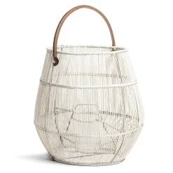 Daylesford Organic Cove Lantern White Wash Large
