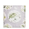 Daylesford Organic Daylesford x Colefax Quince Garden Napkin in Lilac With Fern