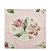 Daylesford Organic Daylesford X Colefax Quince Garden Napkin in Pink with Tulip