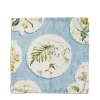 Daylesford Organic Daylesford X Colefax Quince Garden Napkin in Blue with Fern