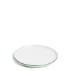Daylesford Organic Edge Breakfast Plate Dark Green