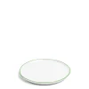 Daylesford Organic Edge Dessert Plate Dark Green