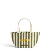 Daylesford Organic Fresh Stripe Mini Bag Green