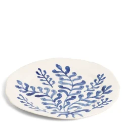 Daylesford Organic Leaf Charger Blue