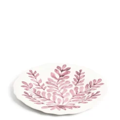 Daylesford Organic Leaf Dinner Plate Pink