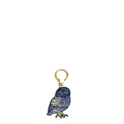 Daylesford Organic Leather Owl Keyring
