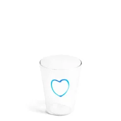 Daylesford Organic Light Blue Heart Glass