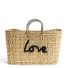 Daylesford Organic Love Rectangle Basket Bag - Navy