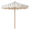 Daylesford Organic Market Umbrella Black Stripe
