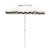 Daylesford Organic Market Umbrella White Scallop