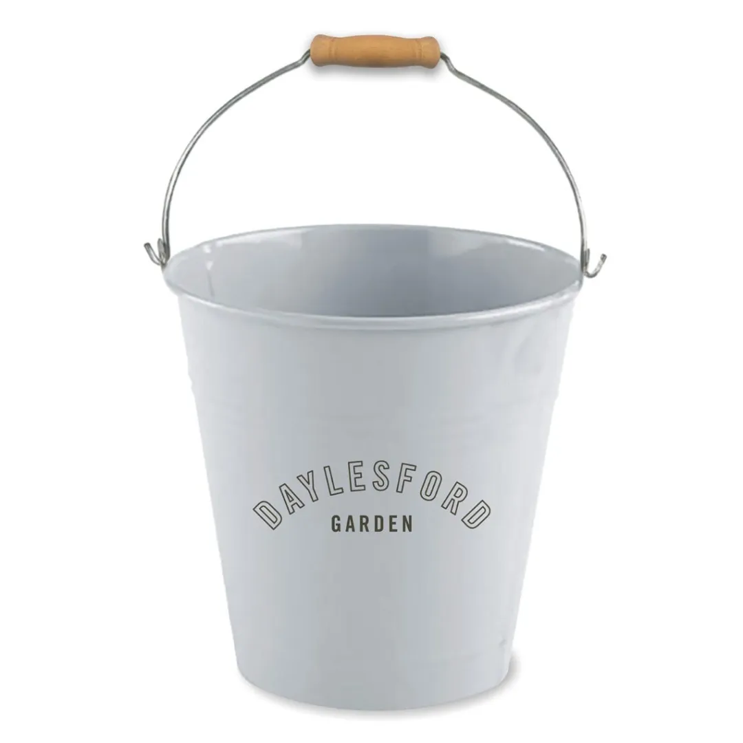 Daylesford Organic Metal Bucket with Wooden Handle