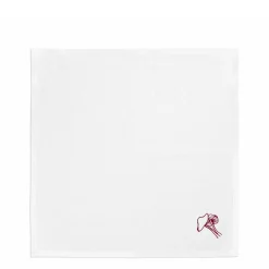 Daylesford Organic Mushroom Napkin Field Claret