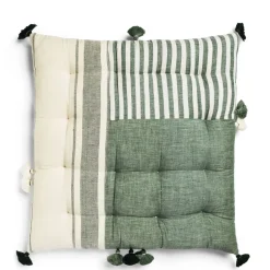 Daylesford Organic Nila Dhaba Green Cushion