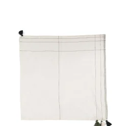 Daylesford Organic Nila Margin Napkin Green