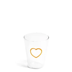 Daylesford Organic Orange Heart Glass