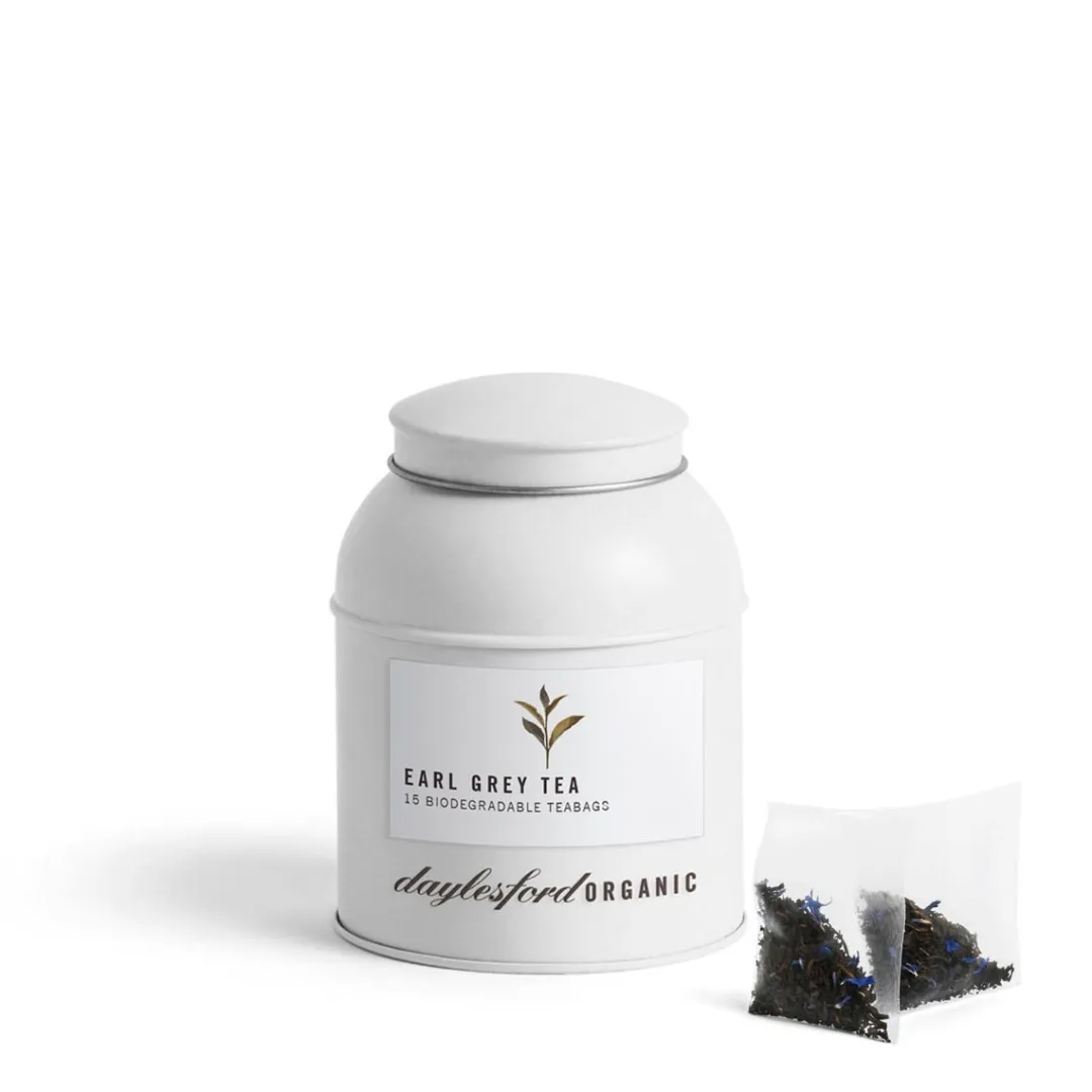 Daylesford Organic Organic Earl Grey Tea Bags In Caddy