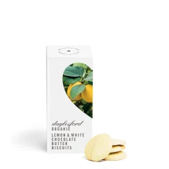 Daylesford Organic Organic White Chocolate Lemon Butter Biscuits