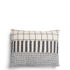 Daylesford Organic Patchwork Cushion Navy & White Rectangle