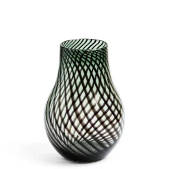 Daylesford Organic Riley Stout Green & Black Stripe Vase Tall