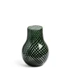 Daylesford Organic Riley Stout Green & Black Stripe Vase Small