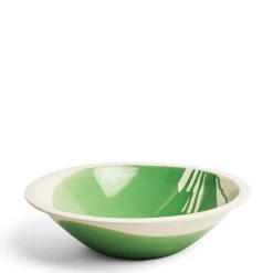 Daylesford Organic Slip Green 40cm Salad Bowl