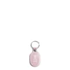 Daylesford Organic Taupe Leather Key Fob with a Bee