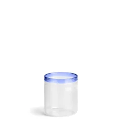 Daylesford Organic Tealight Candle Holder with Blue Rim