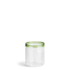 Daylesford Organic Tealight Candle Holder with Green Rim
