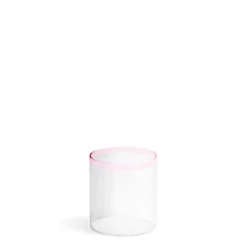 Daylesford Organic Tealight Holder Pink Rim