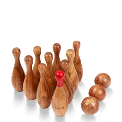 Daylesford Organic Wooden Skittles Garden Game