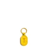 Daylesford Organic Yellow Leather Key Fob with a Bee