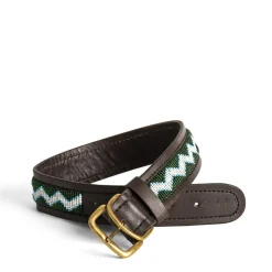 Daylesford Organic ZigZag Dog Collar Blue